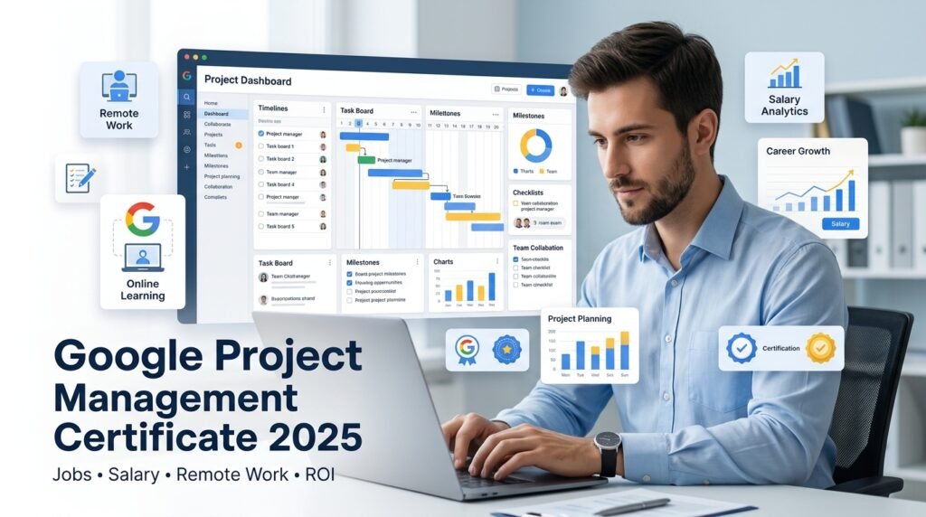 Google Project Management Certificate 2025: Salary, Jobs, Remote Work & ROI